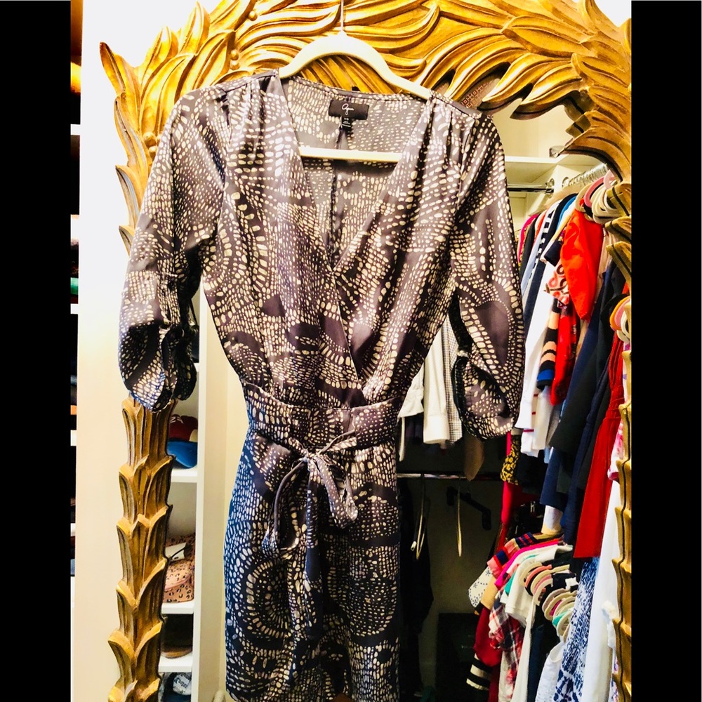Aqua silk romper